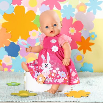 Одежда для куклы BABY BORN - ПЛАТЬЕ С ЦВЕТАМИ (43 cm) 832639 фото