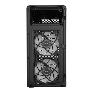 2E Корпус 2E Credo Plus V350BG без БЖ, 1xUSB3.0, 1х USB 2.0, 1xUSB Type-C, 3x120мм ARGB, VGA 350мм, LCS ready, контролер з пультом, TG Side Panel, mATX, чорний 2E-V350BG фото