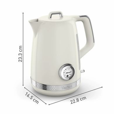 Tefal Tefal electric kettle Soleil+, 1.7L, Strix, plastic, beige KO355AE0 фото