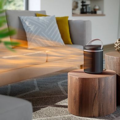 Philips Тепловентилятор Series 3000, 20м2, 2000Вт, электр. упр-ние, керамич. нарев.элемент , Wi-Fi, темно-серый CX3120/01 фото