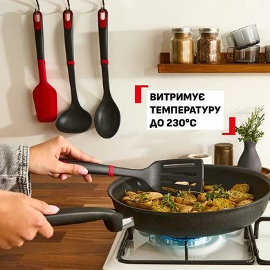 Tefal Ложка Tefal Ingenio+, пластик, червоно-чорний