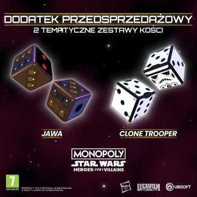 Games Software Гра консольна PS5 MONOPOLY: Star Wars Heroes vs Villains, BD диск 3307216311683 фото
