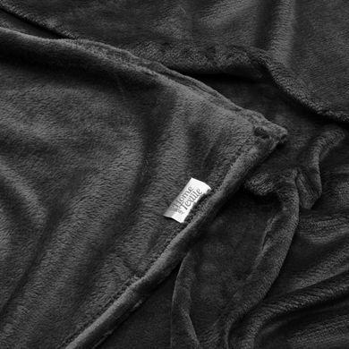 ARDESTO Плед Flannel 200х220см, 100% полиэстер, черный