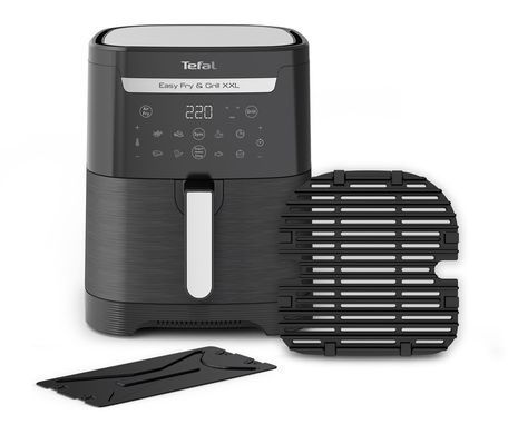 Tefal Мультипечь EasyFry&Grill XXL, 1830Вт, чаша-6.5л, сенсорное управл., 8 програм, пластик, черный EY801815 фото