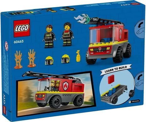 LEGO Конструктор LEGO City Пожежна машина з драбиною 60463 фото