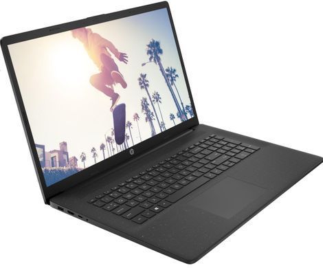 HP Ноутбук 17-cp2020ua 17.3" FHD IPS AG, AMD R5-7520U, 16GB, F512GB, UMA, DOS, чорний AR8J6EA фото