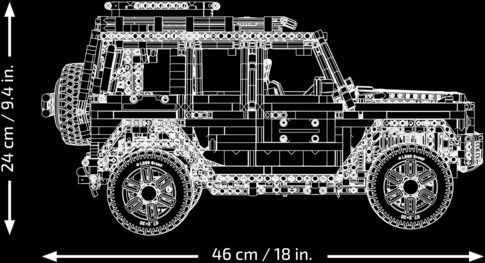 LEGO Конструктор Technic Mercedes-Benz G 500 PROFESSIONAL Line 42177 фото