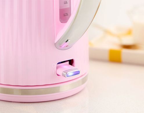 Russell Hobbs Електрочайник Eden, 1.7л, нержавіюча сталь, пластик, малиновий 27362-70 фото