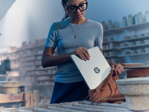 HP Ноутбук HP Probook 4-G1a 14" WUXGA IPS, AMD R5-230, 24GB, F1024GB, UMA, DOS, сріблястий B9ZG9ET фото