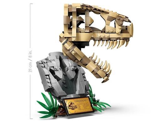 LEGO Конструктор Jurassic World Скам`янілості динозаврів: череп тиранозавра 76964 фото