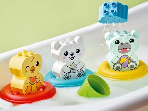 Конструктор LEGO DUPLO My First Веселе купання: Плаваючий потяг із тваринами 10965 фото