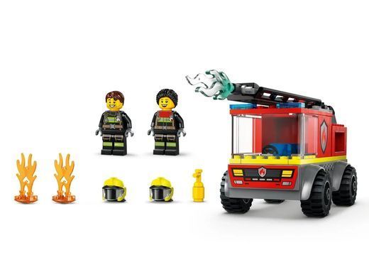 LEGO Конструктор LEGO City Пожежна машина з драбиною 60463 фото