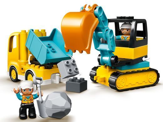 LEGO Конструктор DUPLO Грузовик и гусеничный экскаватор 10931 10931 фото