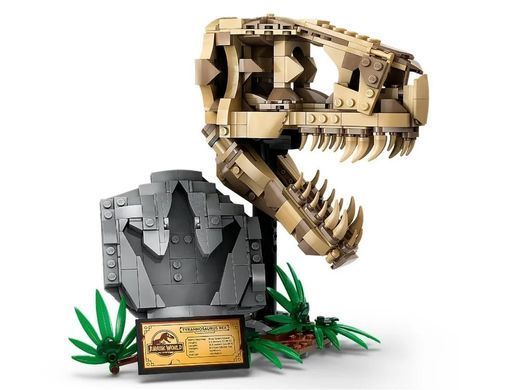 LEGO Конструктор Jurassic World Скам`янілості динозаврів: череп тиранозавра 76964 фото