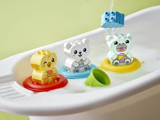 Конструктор LEGO DUPLO My First Веселе купання: Плаваючий потяг із тваринами 10965 фото