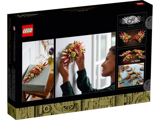 Конструктор LEGO Icons Ікебана з сухоцвітів 10314 фото