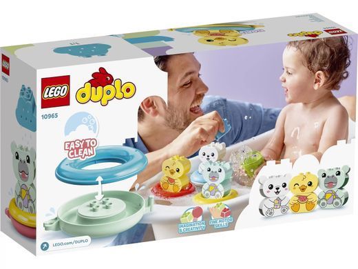 Конструктор LEGO DUPLO My First Веселе купання: Плаваючий потяг із тваринами 10965 фото