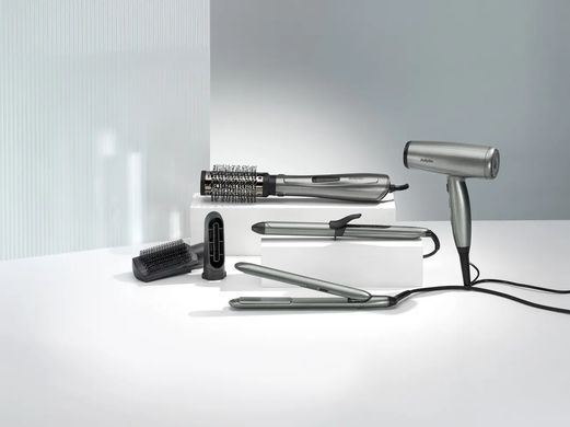 BaByliss Плойка Xanadu, 46Вт, темп.режимів-6, D -25mm, 160-210С, метал, сірий C261E фото