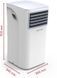 Ariston Кондиціонер мобільний Mobis 8 16м2 on/off 8000BTU 2.6кВт A/- R290 білий