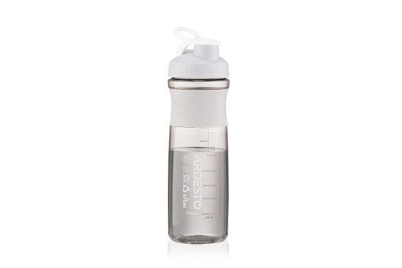 Бутылка для воды Ardesto Smart bottle 1000 мл, серая, тритан AR2204TG фото