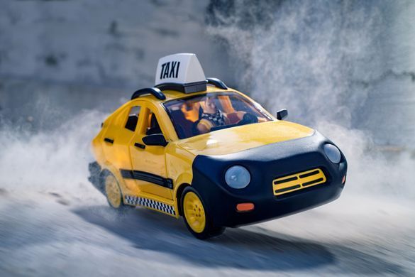 Fortnite Коллекционная фигурка Jazwares Fortnite Joy Ride Vehicle Taxi Cab FNT0817 фото