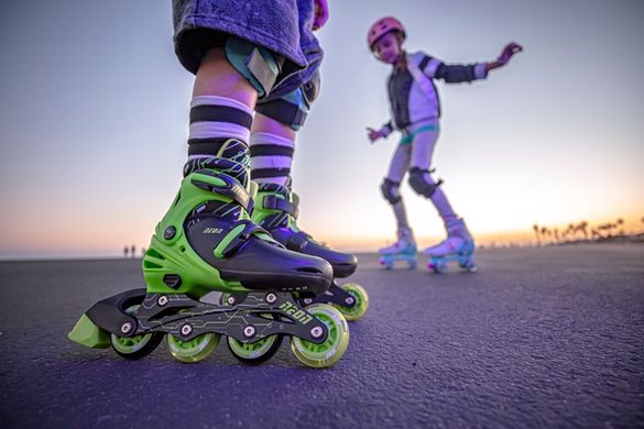 Роликовые коньки Neon Combo Skates Салатовый (Размер 34-37) NT10G4 фото