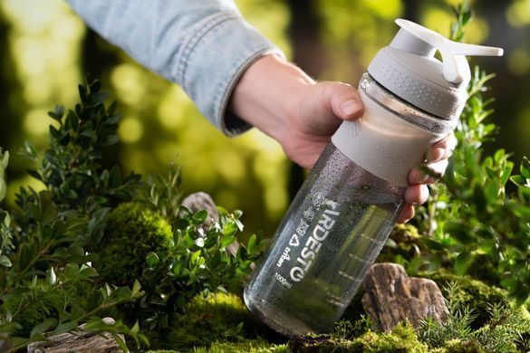 Бутылка для воды Ardesto Smart bottle 1000 мл, серая, тритан AR2204TG фото