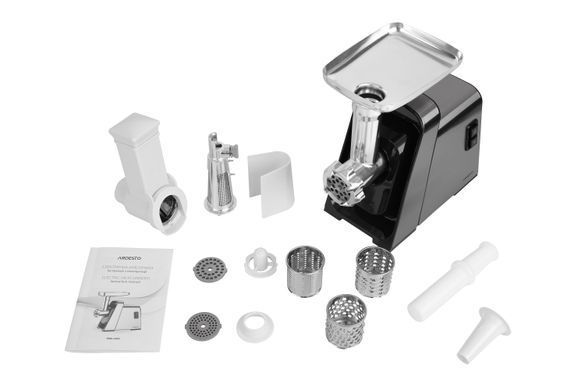 М'ясорубка Ardesto MGK-2400 - 2400 Вт/2,2 кг-хв/4 тертки/томат. соковиж./сріблястий MGK-2400 фото