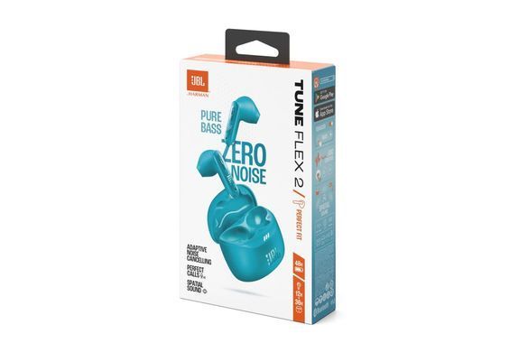 JBL Наушники JBL Tune Flex 2 Голубой JBLTFLEX2TQE фото
