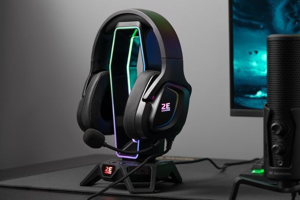 2E Gaming Гарнитура игровая HG340, 7.1, USB-A, RGB, 2м, чёрный 2E-HG340BK-7.1 фото