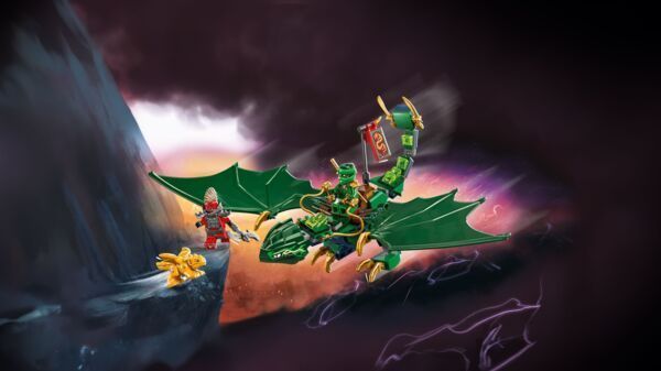 LEGO Конструктор Ninjago Зелений лісовий дракон Ллойда 71829 фото
