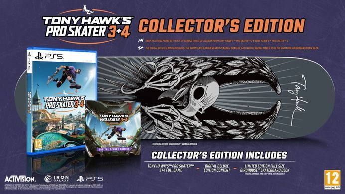 Games Software Гра консольна PS5 Tony Hawk Pro Skater 3+4 Collector's Edition, BD диск 1161861 фото