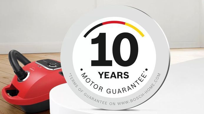 Bosch Пылесос мешковый, 700Вт, мешок-4л, НЕРА13, турбощётка, красный BGL6PET1 фото