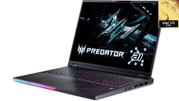 Acer Ноутбук Predator Helios 18 PH18-73 18" WQXGA IPS, Intel U9-275HX, 32GB, F2TB, NVD5080-16, Win11P NH.QVYEU.007 фото