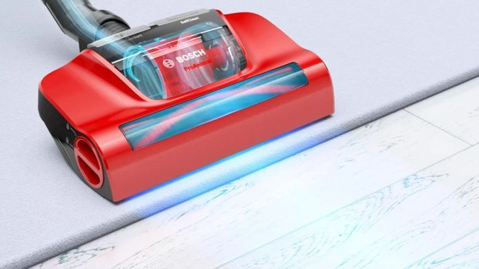 Bosch Пылесос мешковый, 700Вт, мешок-4л, НЕРА13, турбощётка, красный BGL6PET1 фото