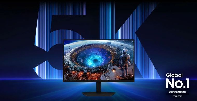 Монитор Samsung 27" Odyssey Gaming G80HF 2xHDMI, DP, USB, MM, IPS, 5120x2880, 360Hz, 1ms LS27HG800EFXUA фото