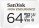 Карта пам'яті SanDisk microSD 64GB C10 UHS-I U3 V30 R100/W40MB/s High Endurance 1 - магазин Coolbaba Toys
