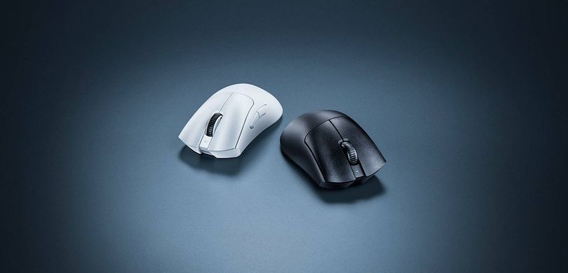Razer Миша Deathadder V3 Pro, USB-A/WL/BT, білий RZ01-04630200-R3G1 фото