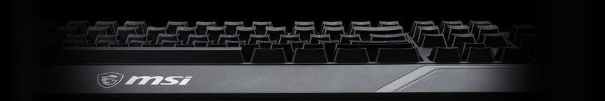 MSI Клавиатура мембранная Vigor GK20 UA 104key, USB-A, EN/UKR/RU, ColorLED, черный S11-04UA208-CL фото