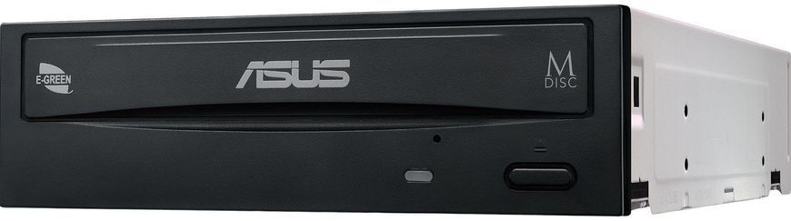 ASUS Привід оптичний внутрішній ASUS X Multi DRW-24D5MT/BLK/B/GEN DVD+-R/RW burner M-DISC SATA чорний Bulk Without ASUS logo 90DD01YX-B10010 фото