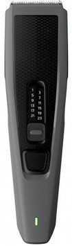 Philips Машинка для стрижки Series 3000, акум., роторный мотор, насадок-2, сталь, чорно-серый HC3525/15 фото