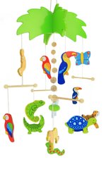 Мобайл дерев'яний goki Пальма - купити в інтернет-магазині Coolbaba Toys