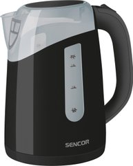 Электрочайник Sencor Series 1700, 1,7л, Strix, пластик, глянец, черный SWK1701BK фото