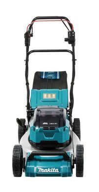 Makita Газонокосарка акумуляторна DLM462Z самохідна, LXT 36В (18+18В), 46 см, 60 л, 39 кг, 20-100мм, мульчір-е, 2.5-5 км/год, до 1900 м2, SOLO DLM462Z фото