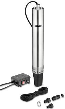 Karcher Насос скважинный ВР 6 Deep Well, 1000 Вт, 5000 л/г, 55 м, 5.5 бар, 27 м, 150 мм, 35 &deg;C, G1, 8.05 кг 1.645-422.0 фото