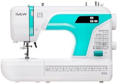 Швейна машина iSEW R50, комп'ютеризована, 42Вт, 50 шв.оп., петля полуавтомат, білий + бірюзовий - купити в інтернет-магазині Coolbaba Toys