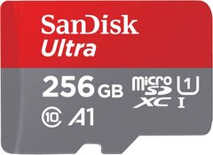 SanDisk Карта памяти microSD 256GB C10 UHS-I R150MB/s Ultra SDSQUAC-256G-GN6MN фото