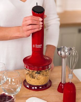 Блендер Russell Hobbs заглибний Desire, 500Вт, 2в1, чаша-500мл, червоний 24700-56 фото