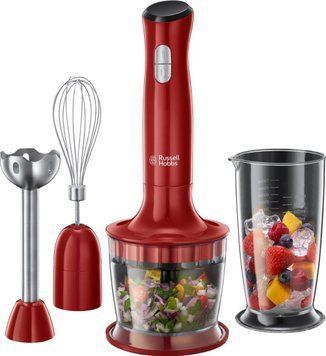 Блендер Russell Hobbs заглибний Desire, 500Вт, 2в1, чаша-500мл, червоний 24700-56 фото