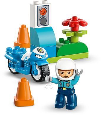LEGO Конструктор LEGO DUPLO Town Синій поліцейський мотоцикл 10471 фото
